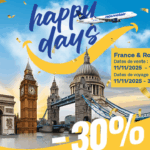 AVEC LES HAPPY DAYS de nouvelair, la France et le Royaume-Uni à -30%