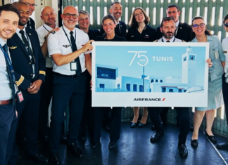 Air France célèbre 75 ans de passion et de connectivité entre Paris et Tunis